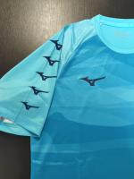 Trainingstrikot SS LAZIO MIZUNO 2023 24 Mann OFFIZIELL Hellblau mit kurzen Ärmeln