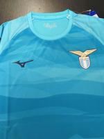 Trainingstrikot SS LAZIO MIZUNO 2023 24 Mann OFFIZIELL Hellblau mit kurzen Ärmeln