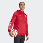 Trainings-Sweatshirt Benfica SLB Adidas Training Top Half Zip Hood Man 2023 24 Rot