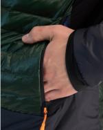  GIACCA imbottita UOMO The North Face Verde Macugnaga Hybrid con TASCHE a ZIP 