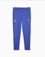 Pants Tracksuit ACM MILAN Puma Sweat CASUALS with zip pockets Fleece Cotton Man 2023 24 Blue Third