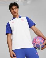 Polo shirt Ac Milan Puma CASUALS Cotton short sleeves 2023 24 man White Blue Third