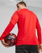 Trainings-Sweatshirt-Oberteil AC MILAN Puma Half Zip Herren 2023 24 Rot