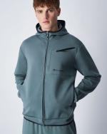  Giacca full zip Felpa cappuccio UOMO Champion Verde AMERICAN TECH 