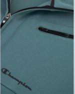  Giacca full zip Felpa cappuccio UOMO Champion Verde AMERICAN TECH 