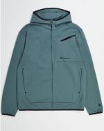  Giacca full zip Felpa cappuccio UOMO Champion Verde AMERICAN TECH 