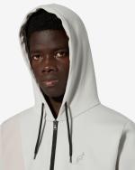 Hooded sweatshirt sports jacket Australian New-Gen Track Jacket Cotton Fleece MADE IN ITALY man Ash Gray