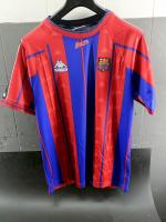  Barcellona Kappa Maglia Calcio Storica vintage 1997-1998 Home Guardiola 4 