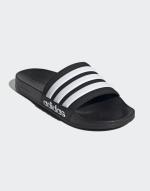  Ciabatte Sandali pantofole UOMO Adidas Adilette Shower Nero Bianco 