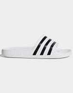 Adidas Adilette Aqua Rubber TPU Slippers White Black