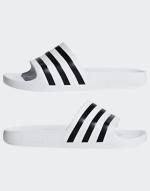 Adidas Adilette Aqua Rubber TPU Slippers White Black