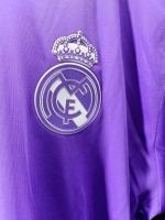 Real Madrid Football Jersey Cristiano Ronaldo 7 CR7 Away Final UEFA CHAMPIONS LEAGUE Cardiff 2017 Purple Long Sleeves Vintage