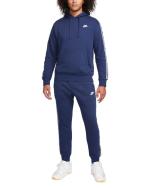 Full tracksuit complete nike club fleece Hooded crowns men Blue