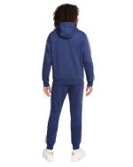 Full tracksuit complete nike club fleece Hooded crowns men Blue