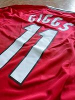 Manchester United Umbro Maglia Calcio Vintage storiche LS Rosso GIGGS 11 
