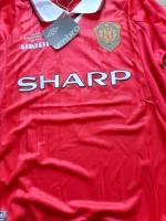  Manchester United Umbro Maglia Calcio Vintage storiche LS Rosso GIGGS 11 