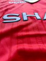  Manchester United Umbro Maglia Calcio Vintage storiche LS Rosso GIGGS 11 
