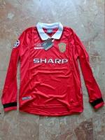  Manchester United Umbro Maglia Calcio Vintage storiche LS Rosso GIGGS 11 