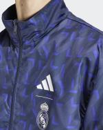  Real Madrid Adidas Giacca tuta reversibile 2023 24 Anthem Stadium Pre match 