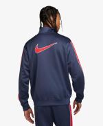 Giacca Tuta Sportiva UOMO Nike Blu Track Top Poliestere 