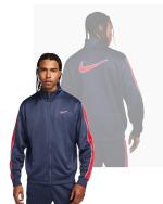  Giacca Tuta Sportiva UOMO Nike Blu Track Top Poliestere 
