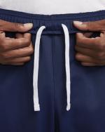  Tuta Intera Completa UOMO Nike Club Blu Poliestere Collo Alto Tempo Libero 