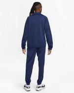  Tuta Intera Completa UOMO Nike Club Blu Poliestere Collo Alto Tempo Libero 