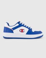 Sportschuhe Sneakers Champion REBOUND 2.0 LOW Mann Weiß Blau WW018