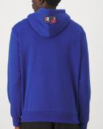  Felpa Cappuccio Hoodie UOMO Champion Pullover Major League baseball yankees Blu 