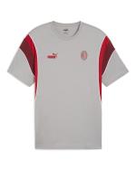  Ac Milan Puma T-shirt maglia maglietta girocollo FtblArchive Grigio Cotone 2024 