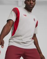  Ac Milan Puma T-shirt maglia maglietta girocollo FtblArchive Grigio Cotone 2024 
