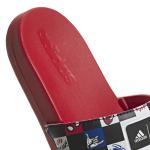 Adidas X DISNEY ADILETTE COMFORT SPIDER-MAN unisex sea swimming pool swimming free time rubber Red White slippers