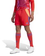  Pantaloncini Calcio Shorts UOMO Adidas Tiro 24 Football Rosso Blue senza tasche 