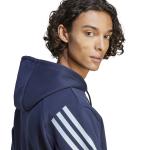  Giacca tuta felpa cappuccio UOMO Adidas Future Icons 3-Stripes Full Zip Cotone 