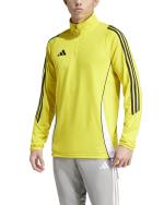  Felpa Allenamento Training Top UOMO Adidas Giallo Tiro 24 Mezza zip 