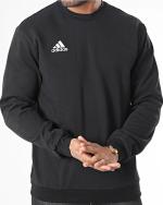Sports sweatshirt Pullover adidas Entrada 22 Crew Crewneck cotton sweatshirt Men's black