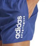  Costume da Bagno pantaloncini UOMO Adidas Short Essentials Logo CLX Blu 