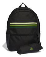 ADIDAS BACKPACK Classic Horizontal 3-Stripes Unisex Backpack Black Green