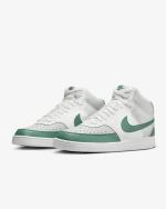  Scarpe Sneakers UOMO Nike Court Vision Mid Next Nature Bianco verde Grigio 