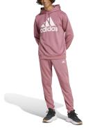 ADIDAS Big Logo Hoodie French Terry Polyester Men\'s Complete Tracksuit Pink