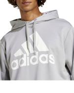  Tuta Intera Completa UOMO Adidas Big Logo Hoodie French Terry Grigio 