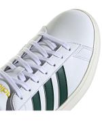 Scarpe Sneakers UOMO Adidas Grand Court Cloudfoam Comfort Bianco Verde 