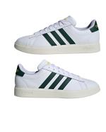  Scarpe Sneakers UOMO Adidas Grand Court Cloudfoam Comfort Bianco Verde 