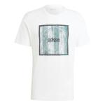 T-Shirt Leisure adidas Tiro Box Graphic Cotton Men's White