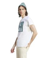 T-Shirt Leisure adidas Tiro Box Graphic Cotton Men's White