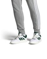  Scarpe Sneakers UOMO Adidas Pelle Court 24 Bianco Verde Tempo Libero 
