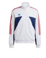  Giacca Tuta UOMO Adidas Bianco House of Tiro Nations Pack Poliestere cotone 