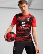 Puma AC MILAN Training Jersey Pre Match Stadium 2024 25 men's Red