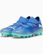 Football boots Cleats Puma FUTURE 7 MATCH FG/AG Bluemazing junior Boy