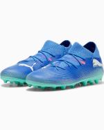 Football Boots cleats Puma FUTURE 7 MATCH MG MultiGround CHILD JUNIOR Bluemazing